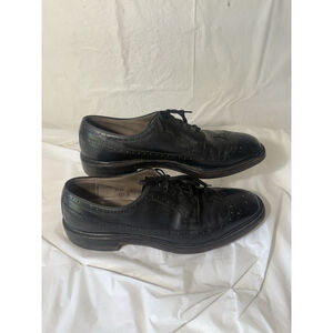 Cordwainer oxford dress shoe all leather black men's sz 10.5C